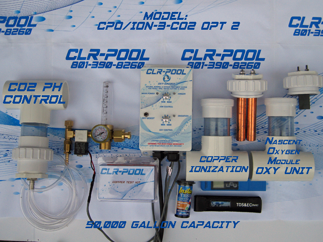 chlorine free pool system cpo-ion-3-co2